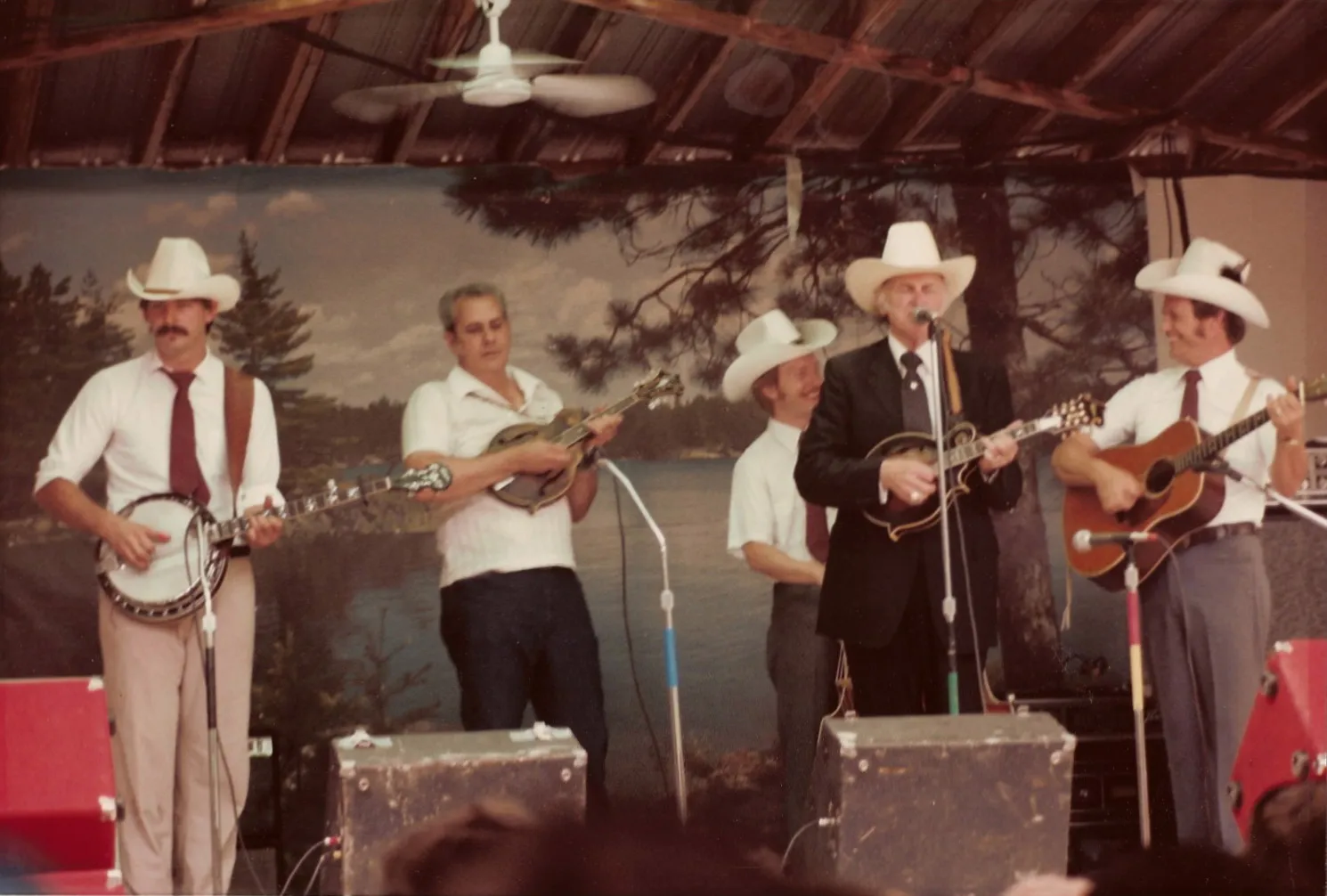 with Bill Monroe & his Bluegrass Boys, & guest John Duffy, Geneva, OH