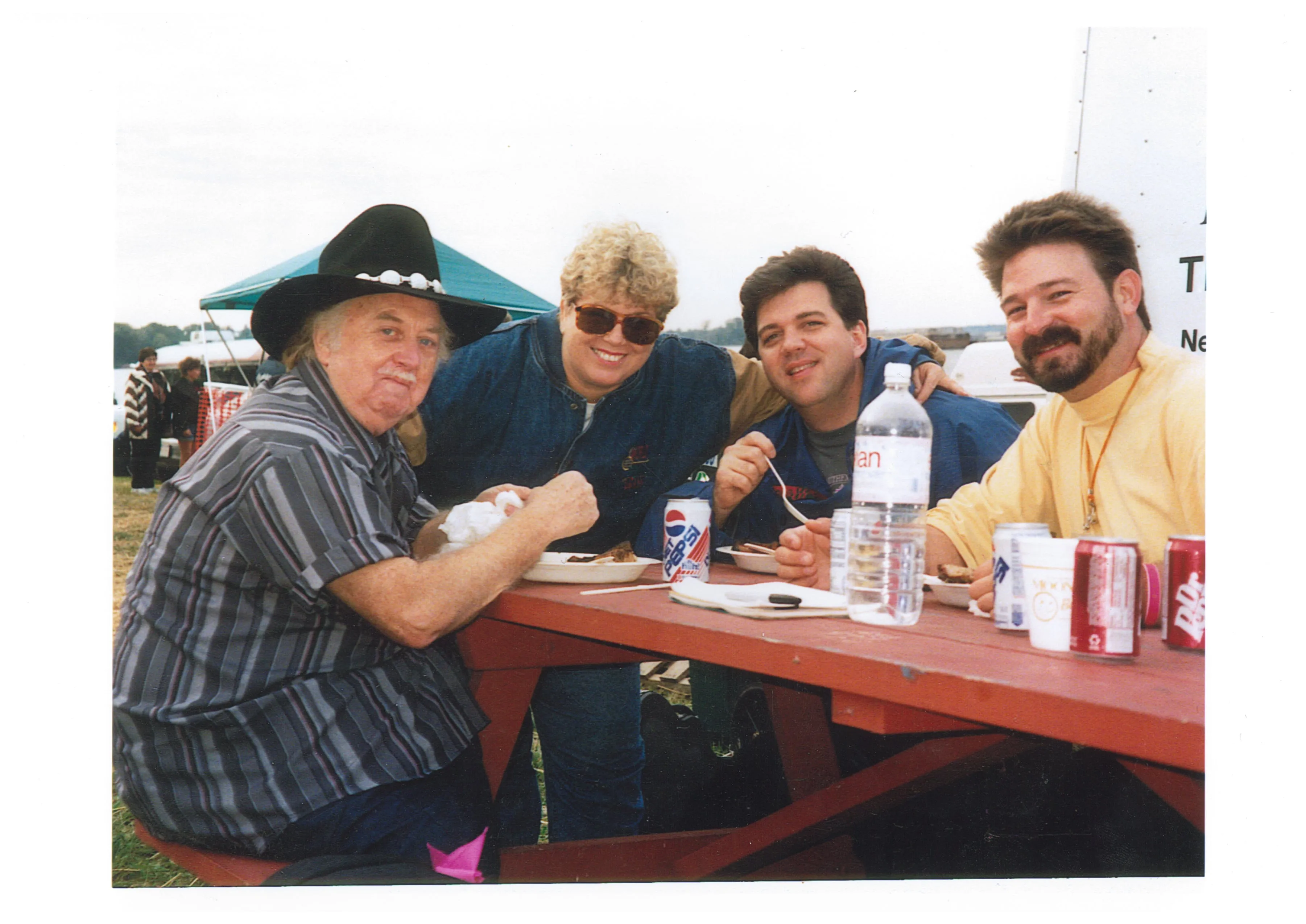 with Butch Baldassari, Kitsy Kuykendall, & Carlton Haney, IBMA Convention, Owensboro, KY
