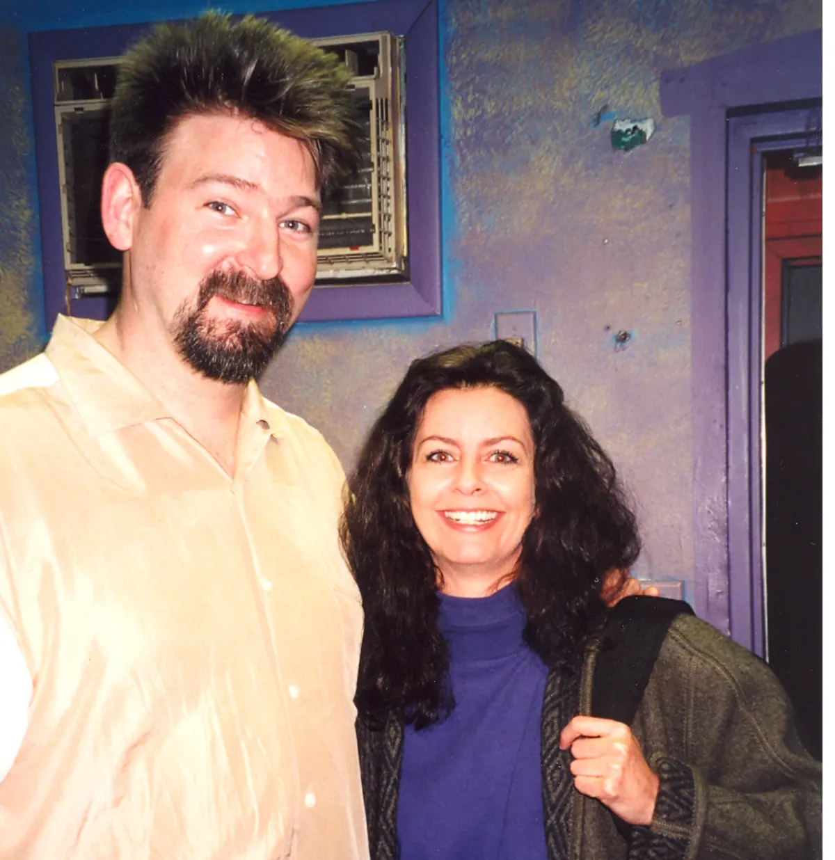 with old pal Debbie Nims, Exit Inn, Nashville, TN